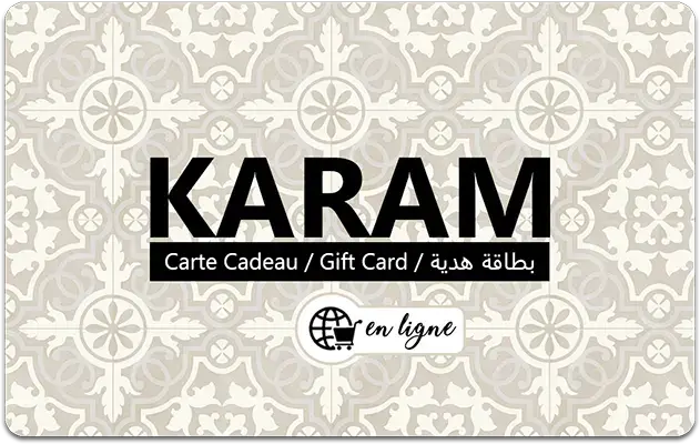 Cartable (Fourniture scolaire) Image de la Carte cadeau en ligne KARAM - Front