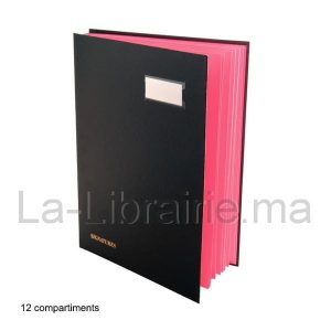 Image du produit Parapheur direction dos à soufflets - 12 compartiments