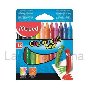Image du produit Boite 12 crayons de cire - MAPED