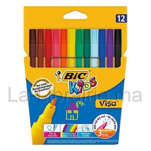 Image du produit Pochette 12 feutres de coloriage - BIC