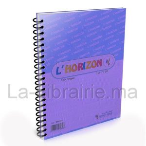 Image du produit Cahier 140 pages plastifié avec spirale - 21 x 29,7 cm