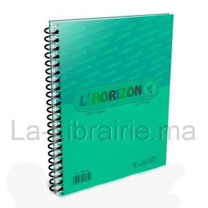 Image du produit Cahier 300 pages avec spirale petits carreaux - 21 x 29,7 cm