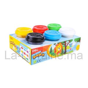 Image du produit 6 Pôts de pâte à modeler - DELI
