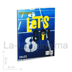 Image du produit Cahier 192 pages grands carreaux - 24 x 32 cm