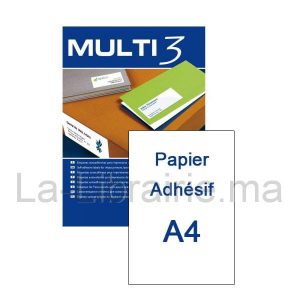 Image du produit Papier adhésif mat - 21 x 29,7 cm