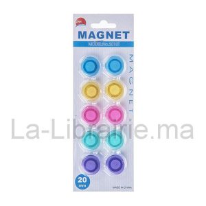 Image du produit 10 Aimants pour tableau magnétique - 20 mm