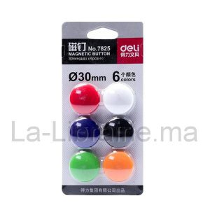 Image du produit Boite 6 aimants pour tableau magnétique 30 mm