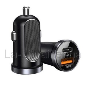 Image du produit Chargeur allume cigare avec entrée TYPE-C