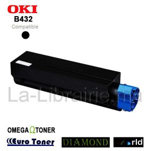 Image du produit Toner OKI compatible NOIR - B432