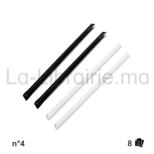 Serre-feuilles n°4 en plastique capacité 8 feuilles pour reliure de documents A4