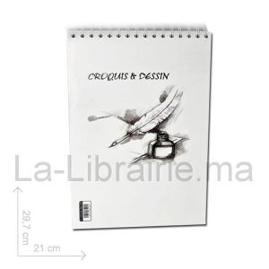 Image du produit Bloc croquis & dessin A4 - 21 x 29,7 cm