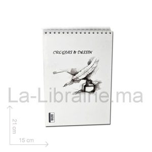 Image du produit Bloc croquis & dessin A5 - 15 x 21 cm