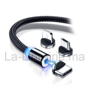 Image du produit Câble 3 in 1 - magnétique