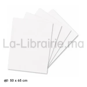 Feuille papier Canson blanc format 50 x 65 cm