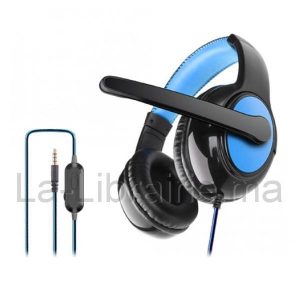 Image du produit Casque gamer filaire pour ordinateur & téléphone avec micro