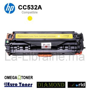 Image du produit Toner HP compatible JAUNE - CC532A