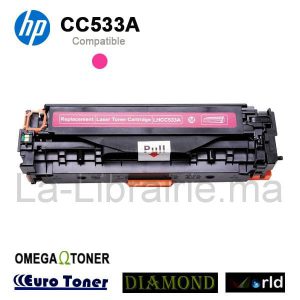 Image du produit Toner HP compatible MAGENTA - CC533A