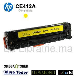 Image du produit Toner HP compatible JAUNE - CE412A