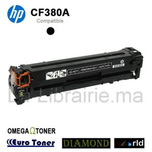 Image du produit Toner HP compatible NOIR - CF380A