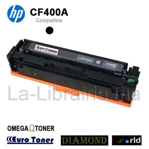Image du produit Toner HP compatible NOIR - CF400A