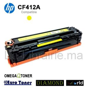 Image du produit Toner HP compatible JAUNE - CF412A