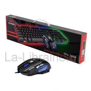 Image du produit Pack gamer clavier et souris filaire