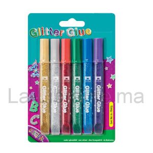 Image du produit Boite 6 tubes colle paillette