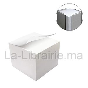 Image du produit Bloc cube blanc - 90 x 90 mm