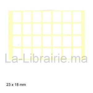 Image du produit Etiquette adhésive - 23 x 18 mm