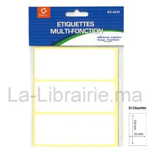 Image du produit Etiquette adhésive - 75 x 35 mm