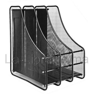 Image du produit Porte revues en métal - 3 compartiments