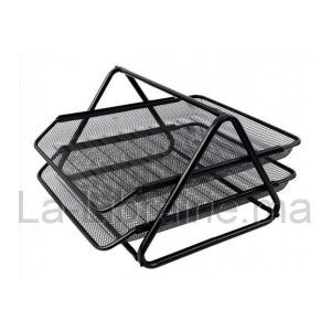 Image du produit Corbeille a courrier en métal A4 - 2 niveaux