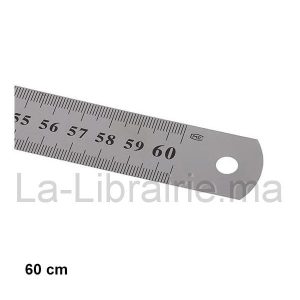 Image du produit Régle en inox - 60 cm