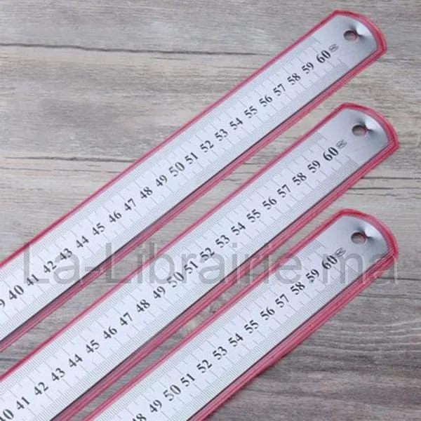 Image du produit Régle en inox - 60 cm