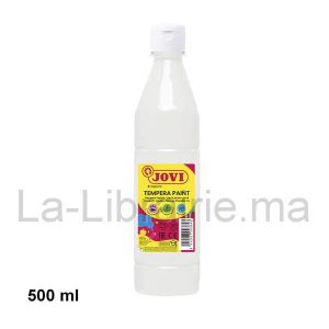 Image du produit Flacon de 500 ml gouache blanc - JOVI