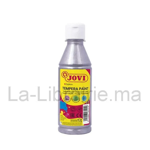 Image du produit Flacon de 250 ml gouache argentée - JOVI
