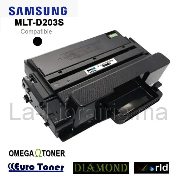 Image du produit Toner SAMSUNG compatible NOIR - MLT-D203S