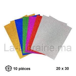 Image du produit Pochette 10 feuilles papier mousse adhésif - 21 x 29,7 cm