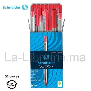 Image du produit Boite 50 stylos à bille rouge cristal - SCHNEIDER