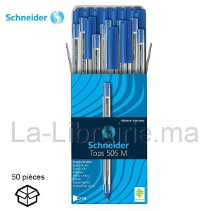 Image du produit Boite 50 stylos à bille bleu cristal - SCHNEIDER