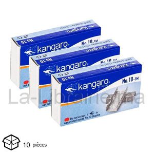 Image du produit Lot de 10 boites agrafes n° 10 - Kangaro