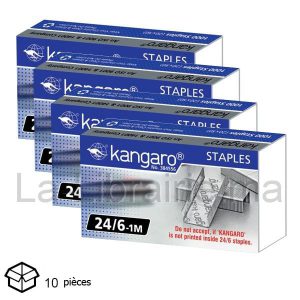 Image du produit Lot de 10 boites agrafes n° 24/6 - Kangaro
