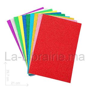 Image du produit Pochette 10 feuilles papier mousse - 21 x 29,7 cm