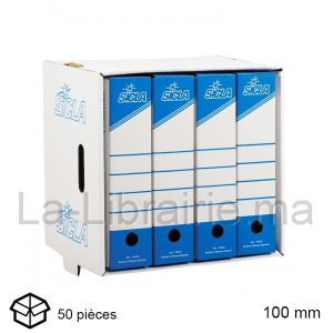 Image du produit 50 Boites d'archives en carton - 100 mm