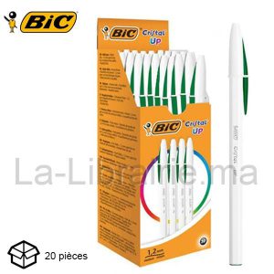 Image du produit Boite 20 stylos cristal up vert - BIC