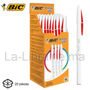 Image du produit Boite 20 stylos cristal up rouge - BIC