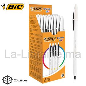 Image du produit Boite 20 stylos cristal up noir - BIC