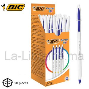 Image du produit Boite 20 stylos cristal up bleu - BIC