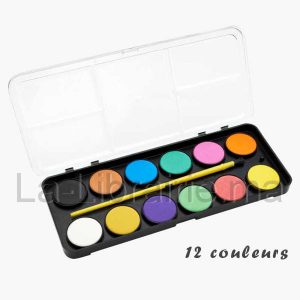 Image du produit Gouache en pastilles 12 couleurs
