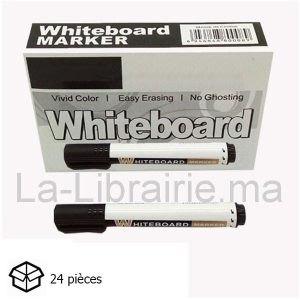Image du produit Boite 24 marqueurs tableau blanc - Noir